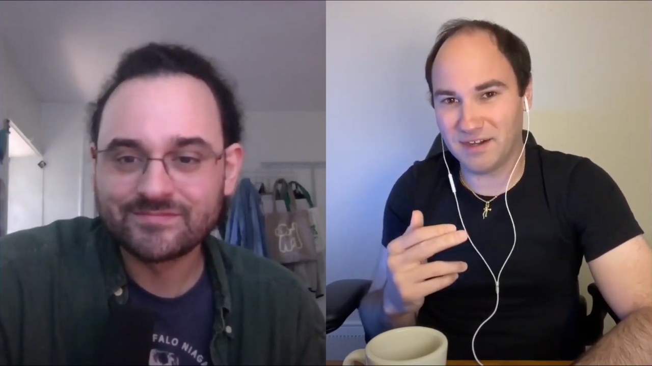 Keith Gallucci and Jordan Bianchi in conversation